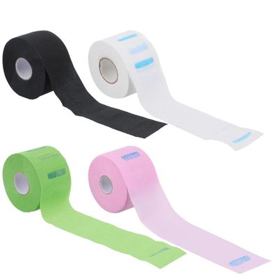 FRCOLOR 4rolls Neck Strips for Hairdressing Stretchy Neck Protection Paper Barber Supplies Comfortable Fit for Hair Cutting and Dyeing for Easy Use