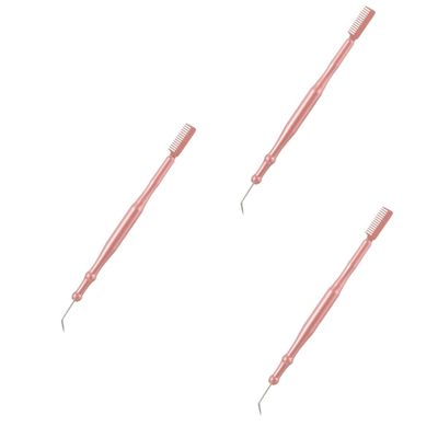 Angoily 3pcs Eyelash Lift Tool with Separator Comb Premium Eyelash Perming Lifting Tool for Extension Curling Lightweight Portable for Daily Use