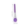 Angoily Silicone Makeup Brush Set 6 Piece Makeup Applicator Soft Purple Brushes Beauty Tools for Women Non-soaking Easy to Cle view 3