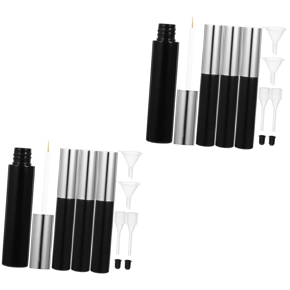 Balacoo 8 Pcs Eyeliner Pencil Eyeliner Vials Bottle Empty Eyeliner Tube Refillable Eyelash Grow Oil Empty Eyeliner Bottle Container Cosmetic, As Shownx2pcs