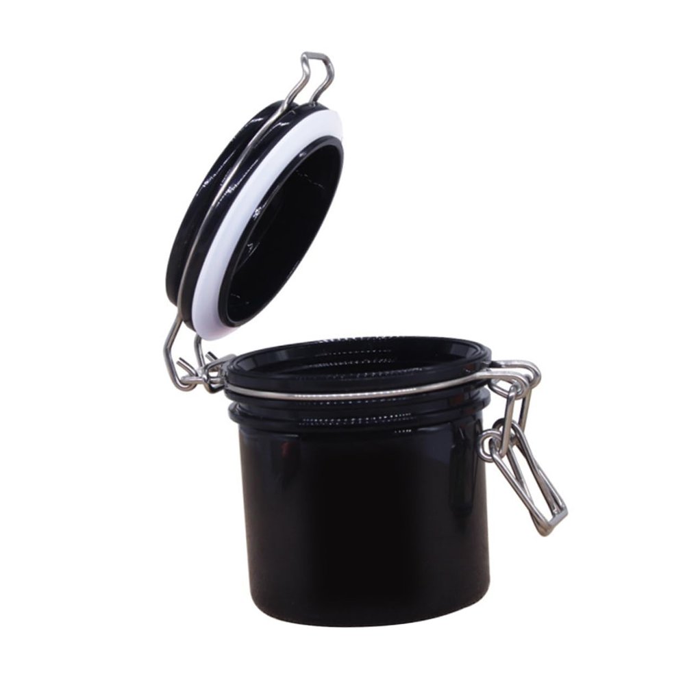 Angoily 1pc Eyelash Glue Storage Container Sealed Black Jar Activated Carbon for Glue Preservation Convenient and for Eyelash Extensions Easy to Use