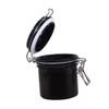 Angoily 1pc Eyelash Glue Storage Container Sealed Black Jar Activated Carbon for Glue Preservation Convenient and for Eyelash Extensions Easy to Use view 1