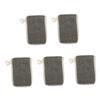 Angoily 5pcs Exfoliating Soap Bags for Handmade Facial Soap Black Linen Foaming Pouches for Home Bathing Convenient Hanging Design for Quick Drying and Longer Lasting Use view 1