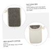Angoily 5pcs Exfoliating Soap Bags for Handmade Facial Soap Black Linen Foaming Pouches for Home Bathing Convenient Hanging Design for Quick Drying and Longer Lasting Use view 2