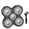 1 PCS Head Shaver Replacement Blades,Valentines Day Gifts for Him Mens Husband Dad - Birthday Gift Ideas for Dad, 5-Blade Shaver Heads for Bald and Face Hair with Cleaning Brush view 1
