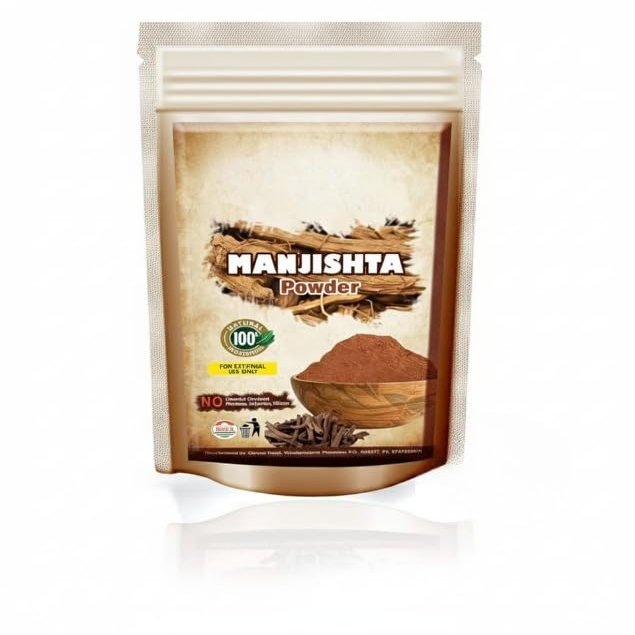 Ayurvedic 100% Natural, Organic, Manjistha Powder for Hair, No Added Chemicals, 100 Grams