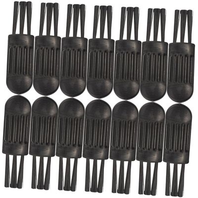 DOITOOL Razor Brush for Men 100pcs Electric Shaver Brush Nose Hair Trimmer Brush Portable Compact Cleaning Brush