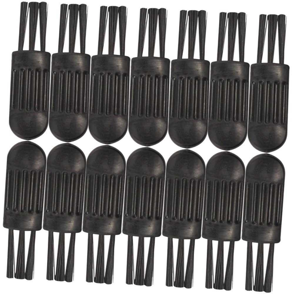 DOITOOL Razor Brush for Men 100pcs Electric Shaver Brush Nose Hair Trimmer Brush Portable Compact Cleaning Brush