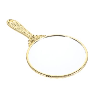 DOITOOL Retro Handheld Mirror Rose Handle Vintage Makeup Mirror for Girls Portable for Travel High Definition Reflection for Makeup Application