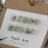 CHRISK Hand worn nail art patches fake nails nail patches flower fake nails (Color : A, Size : L) view 2