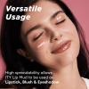 ITY Velvet Matte Finish Lip Stain-Mousse Textured Lip Clay, Conceals Lip Lines, Rich Pigment Lip Tint Lipsticks,2 Pack, 0.14 oz (4g) in Petal, Orchid view 3