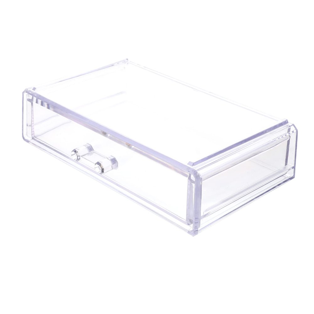 Angoily Elegant Makeup Organizers Drawer Type Tabletop Storage Case Cosmetics Box