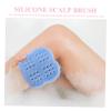 4 Pcs Silicone Scrub Brush Sponge Mittens Gloves Scalp Massager Exfoliating Glove Shower Scrubber for Body Dry Body Brush Silicone Scalp Brush Bath Head Frosted view 3