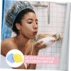 4 Pcs Silicone Scrub Brush Sponge Mittens Gloves Scalp Massager Exfoliating Glove Shower Scrubber for Body Dry Body Brush Silicone Scalp Brush Bath Head Frosted view 4
