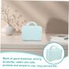 POPETPOP Small Portable Makeup Suitcase Mini Makeup Organizer for Travel Stylish Cosmetic Case Capacity for Jewelry and Accessories Blue view 2