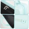 POPETPOP Small Portable Makeup Suitcase Mini Makeup Organizer for Travel Stylish Cosmetic Case Capacity for Jewelry and Accessories Blue view 3