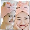 DOITOOL Hair Drying Cap Absorbent Hat for Women Hair Towel Bathing Hat Dry Hair Hat for Home Travel Hotel view 4