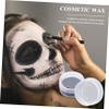 FRCOLOR 8pcs Body Painting Supplies Face Paint Halloween Cosplay Makeup Kit White Black Face Paint Cosmetic Wax Easy Apply Wash off view 2