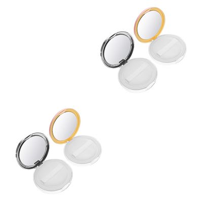 Balacoo 4 Pcs Powder Box Empty Box Makeup Powder Case Sponges Makeup Flour Container Loose Powder Compact Container Bulk Shampoo Makeup Blush Powder Puff Bottle As Travel Portable