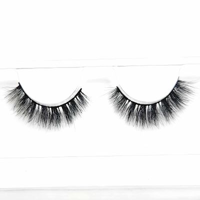 Extravaganza Nails NME02 3D Vegan Mink Eye Lashes, BLACK