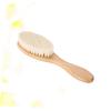 balacoo 2pcs Dense Wool Brush Curved Handle for Beard Care and Boys and Girls Bathing Natural Design for Grooming and Cleaning Soft and Comfortable Use view 4