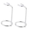 balacoo 2pcs Razor Stand Shaving Brush Holder Men Safety Razor Rack Air Dry Brush Metal Shaving Stand Random Patterns view 1