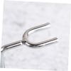 balacoo 2pcs Razor Stand Shaving Brush Holder Men Safety Razor Rack Air Dry Brush Metal Shaving Stand Random Patterns view 4