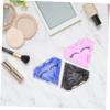 Angoily 3pcs Colorful Empty Eyelash Box Diamond-Shaped Storage Cases with Transparent Lid for Easy Viewing for Organizing False Eyelashes for Women and Girls view 2