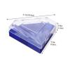 Angoily 3pcs Colorful Empty Eyelash Box Diamond-Shaped Storage Cases with Transparent Lid for Easy Viewing for Organizing False Eyelashes for Women and Girls view 3