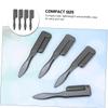 Angoily 4pcs Single-ended Brow Grooming Comb for Eyebrows Makeup Eyelash Brush Tool Eyebrow Shaping Kit Spoolies view 3