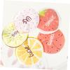 Didiseaon 5pcs Cartoon Fruit Pattern Shower Cap for Adults Bathing Hat Elastic Band Includes Lemon Dragon Fruit Strawberry Watermelon Designs view 4