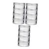 DOITOOL 3sets Refillable Travel Bottles Leak Cream Jars for Face and Eye Creams Compact Cosmetic Container for Toiletries Essentials view 1