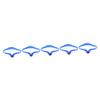 Angoily 5pcs Adjustable Silicone Hair Trimming Guide Fade Haircut Template for Men Women Boys and Girls Flexible Neckline Shaving Tool for Home Salon Use Easy to Handle Comfortable Fit view 1