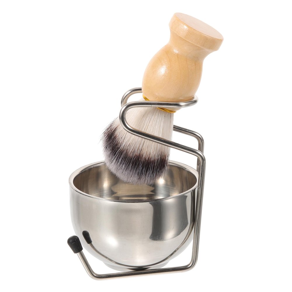 DOITOOL Professional Shaving Brush Set Manual Shaving Kit for Men Foaming Bowl