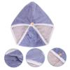 Beaupretty Hair Drying Towel Wrap Fast Absorbent Microfiber Hair Hat for Quick Drying Stylish Turban for Women for Bathing Makeup Swimming view 2
