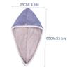 Beaupretty Hair Drying Towel Wrap Fast Absorbent Microfiber Hair Hat for Quick Drying Stylish Turban for Women for Bathing Makeup Swimming view 4