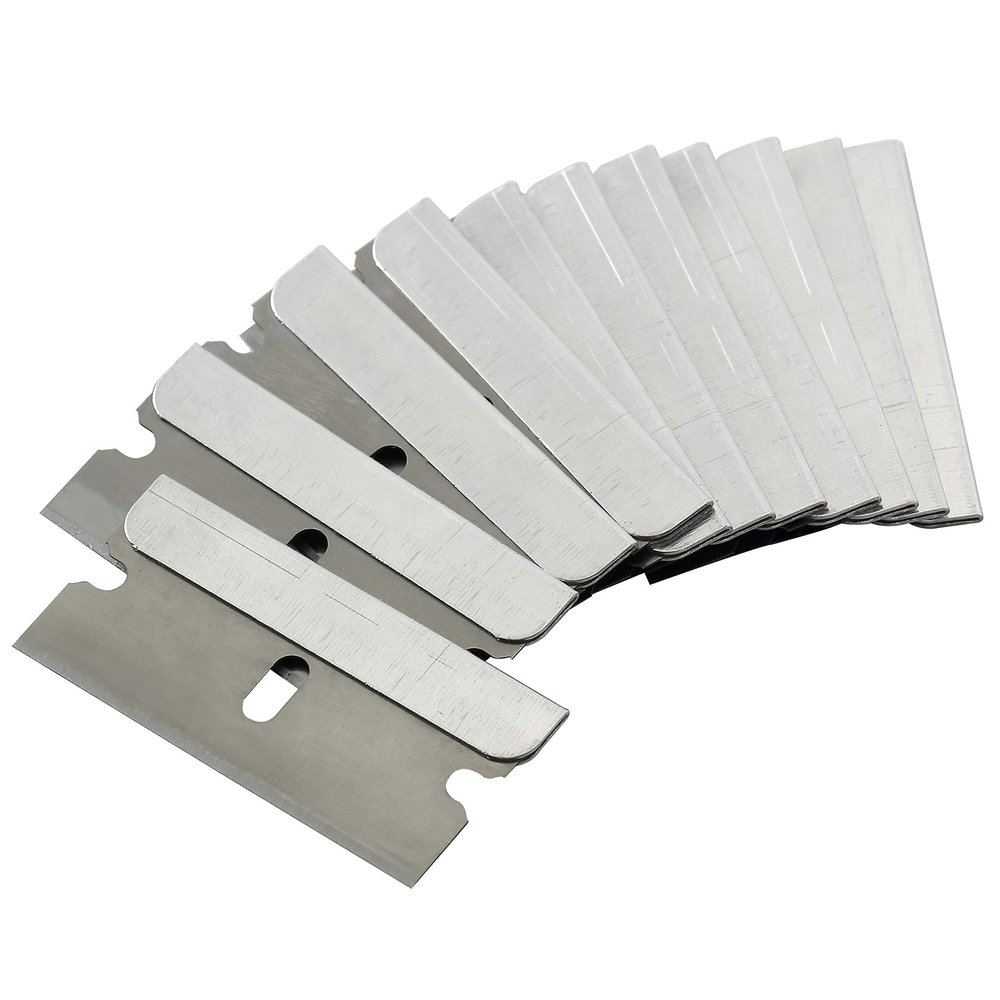 Bates Single Edge Razor Blades, 400 Pack, Silver