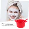 DOITOOL Silicone Wax Warmer Replacement Bowl High Temperature Resistant Waxing Bowl with Stirring Stick for Hair Removal Red and Salon Use view 4