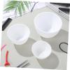 DOITOOL 3Pcs Silicone Facial Mask Mixing Bowl for Facial Mask, Mud Mask and Other Skincare Products, Diy Face Mask Mixing Bowl, Microwavable Silicone Facial Mud Bowl, 3.6in 4in 5in (White) view 4