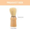 DOITOOL Manual Shaving Brush for Men Beard Brush Exfoliator Hair Styling Neck Duster view 2