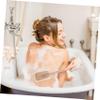 balacoo Long Handle Shower Brush Back for Shower Body Exfoliating Shower Brush for Body Silicone Bath Towel view 3