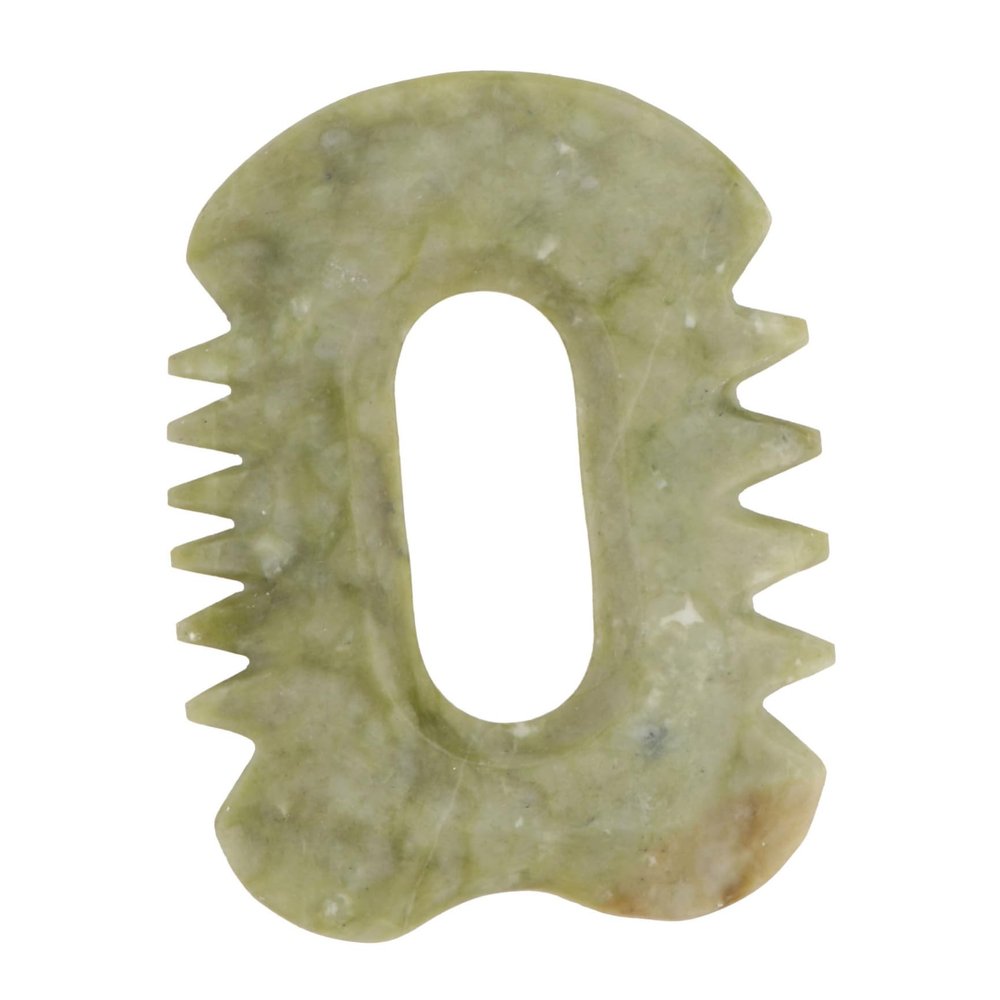 balacoo Jade Scraping Massage Tool: Jade Scraping Board Scraping Tablets Gua Sha Facial Tools Jade Face Massager
