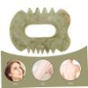 balacoo Jade Scraping Massage Tool: Jade Scraping Board Scraping Tablets Gua Sha Facial Tools Jade Face Massager view 3