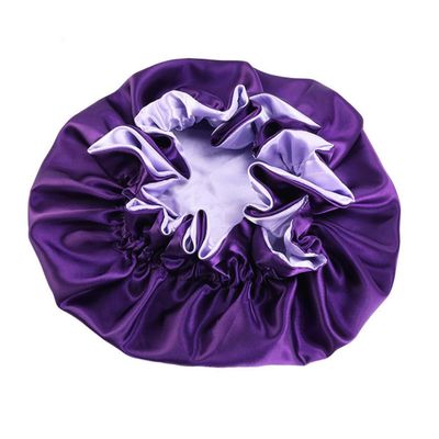 Balacoo Hair Bonnet Double Layer Sleeping Hat Satin Post Cap Elastic for Women Hair Loss Protection Comfortable