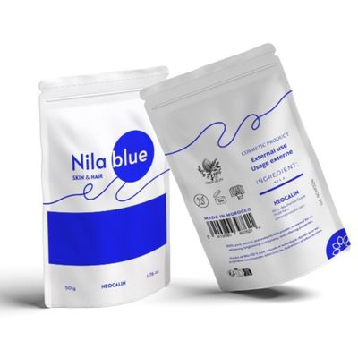 NeoCalin Nila Blue Powder 100% Pure Moroccan Indigo | Natural Radiance & Glow Booster for Skin and Hair | DIY Face Mask & Hair Care (50g / 1.76 oz)