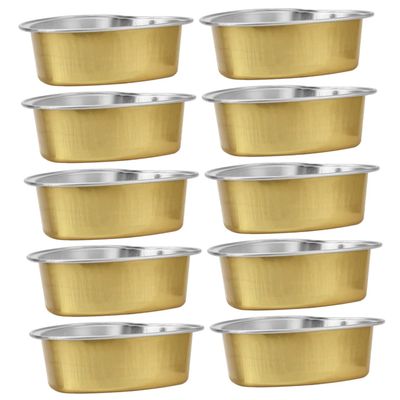 Balacoo 10pcs Wax Melting Bowl Tool Portable Wax Bowls Waxing Warmer Wax Bean Melting Bowls Wax Warmer Bowls Wax Melt Warmer Wax Melts for Hair Removal Thermostat Aluminum Foil Major