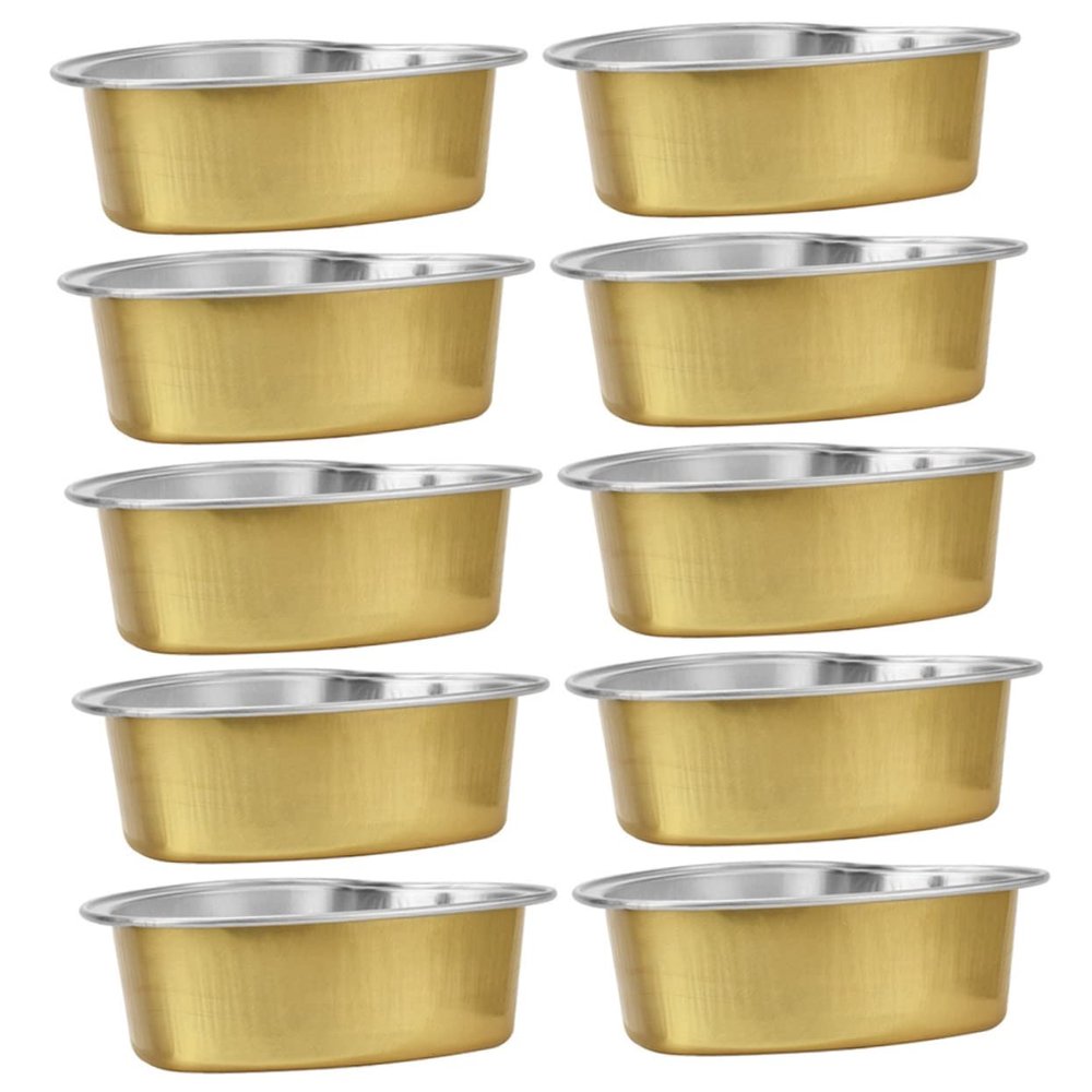 Balacoo 10pcs Wax Melting Bowl Tool Portable Wax Bowls Waxing Warmer Wax Bean Melting Bowls Wax Warmer Bowls Wax Melt Warmer Wax Melts for Hair Removal Thermostat Aluminum Foil Major