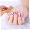 Beatifufu Nail Scrubber Brush for Fingernails Manicure Brushes for Nails Nail Supplies Wooden Handle view 3