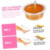 balacoo 10pcs High Temperature Resistant Wax Melting Bowls for Hair Removal Durable Wax Pot for Easy Cleaning and Reusable Waxing Supplies view 2