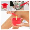 HAKIDZEL 2sets Silicone Wax Warmer Liner Bowls with Mixing Sticks High Temperature Resistant Non-stick Replacement Wax Pots for Hair Removal and Mask Application Red view 3